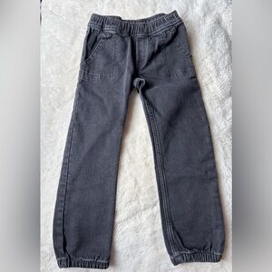 Baby GAP Kids Black Denim Baggy Fit‎ Joggers Size 5